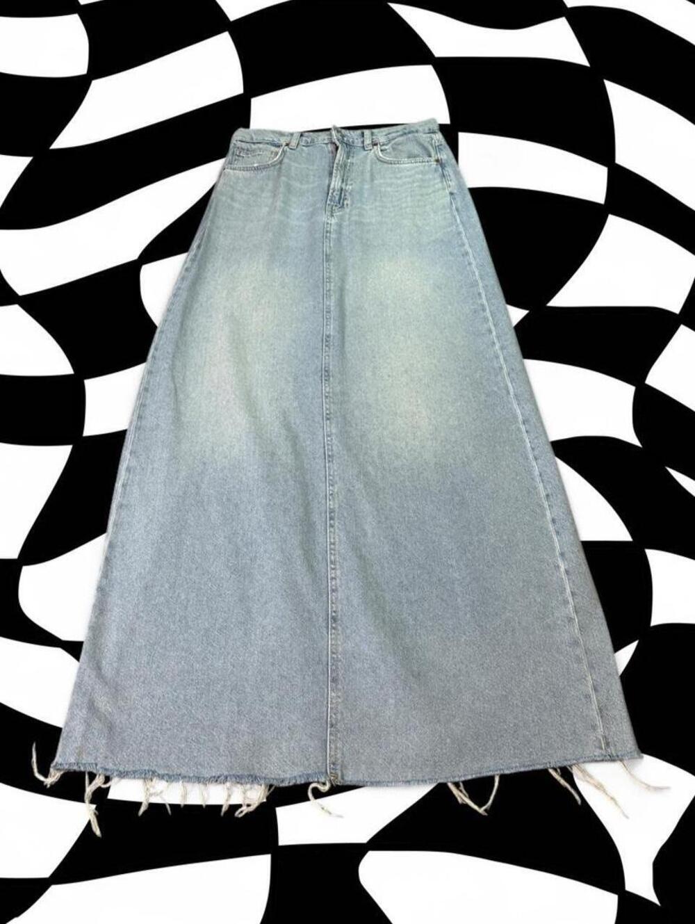 Reformation Kass Maxi Denim Skirt